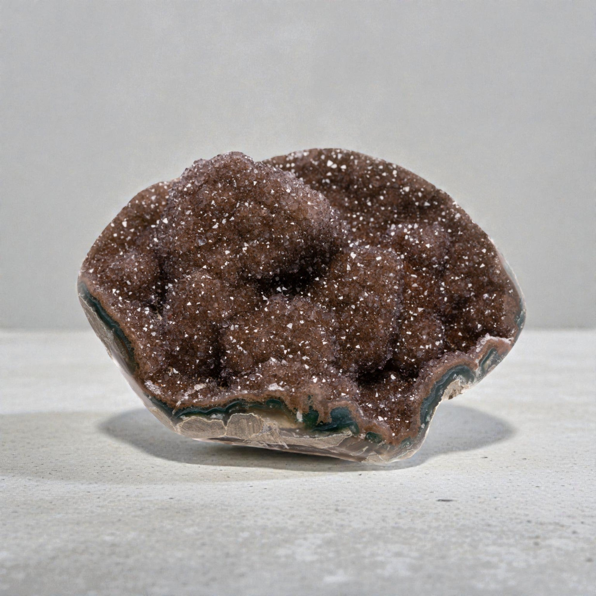 red and brown sugar amethyst cave