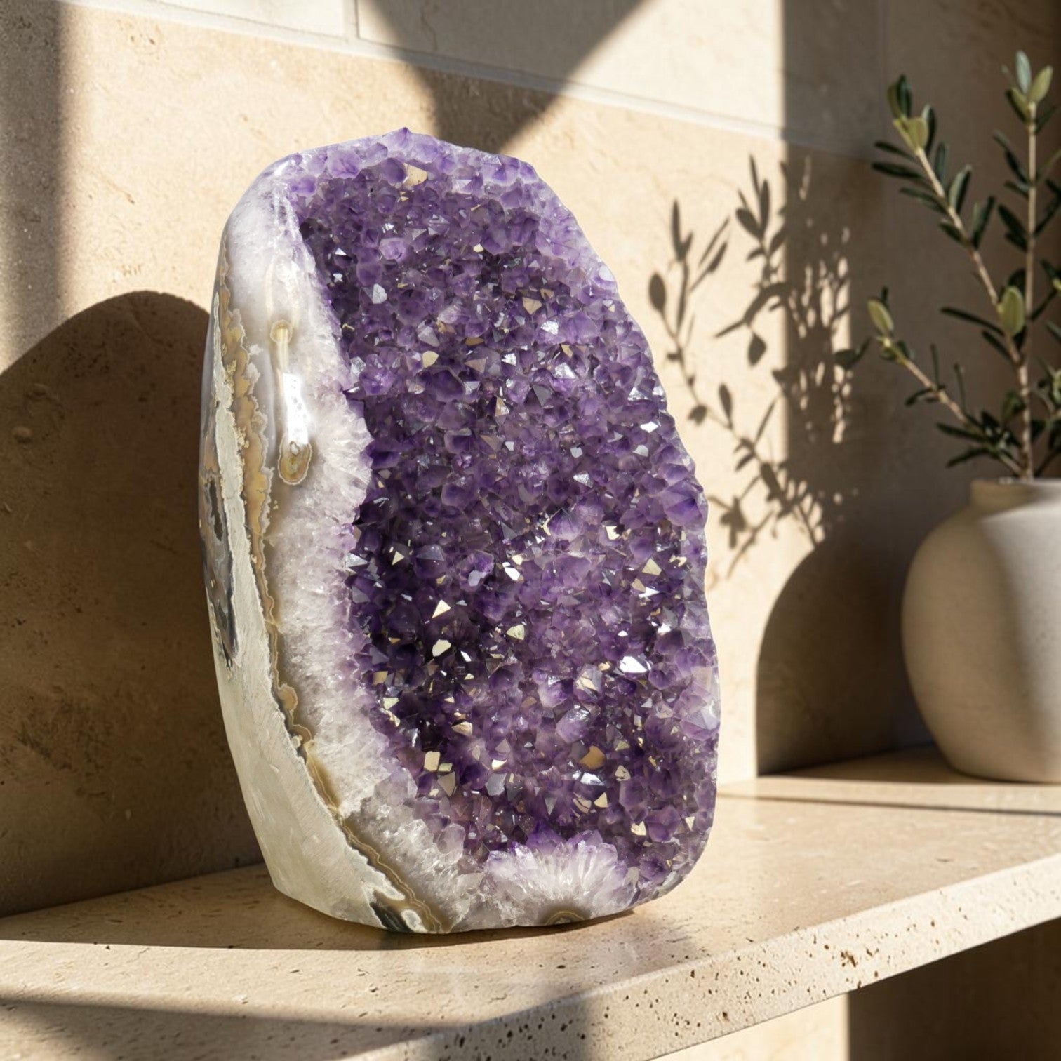 Amethyst Cathedral Geode from Artigas, Uruguay