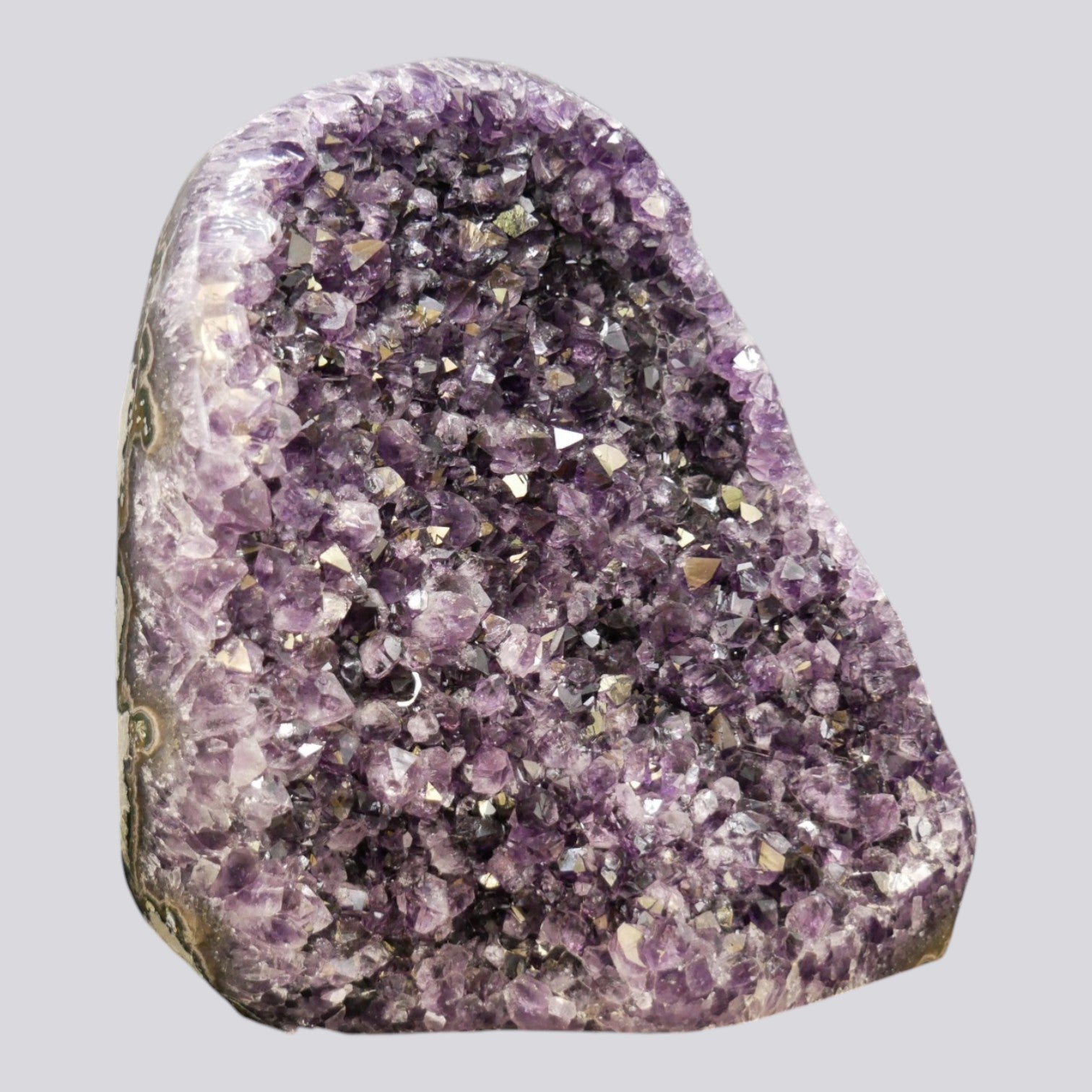 Large Amethyst Crystal Geode – 32.60 lb | Natural Uruguayan Specimen