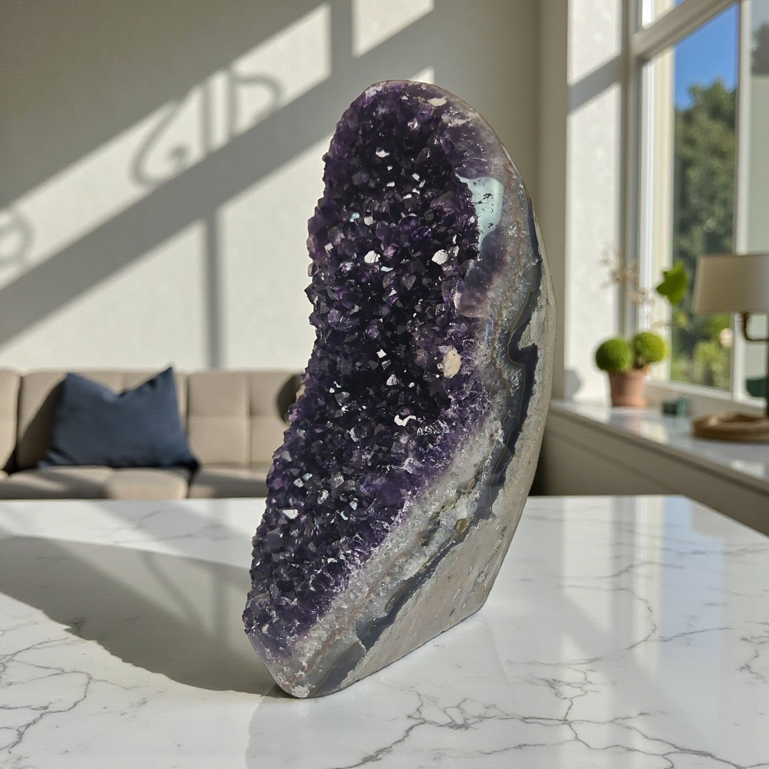 Amethyst Crystal - 15.84 lb