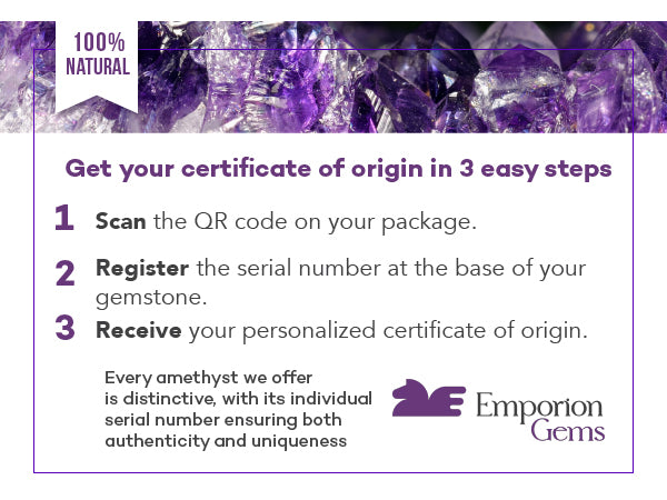 How to Get Your Certificate of Origin for Amethyst Crystals