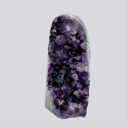 5.98 lbs Natural Deep Purple Crystal Cluster Stone from Uruguay