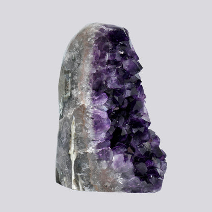 5.98 lbs Natural Deep Purple Crystal Cluster Stone from Uruguay
