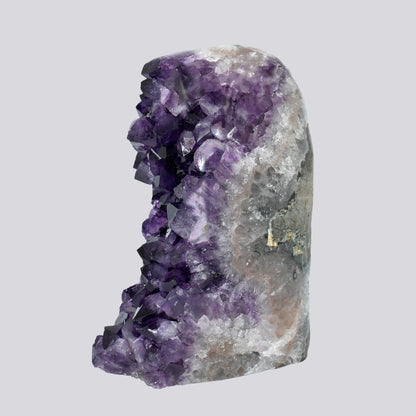 5.98 lbs Natural Deep Purple Crystal Cluster Stone from Uruguay