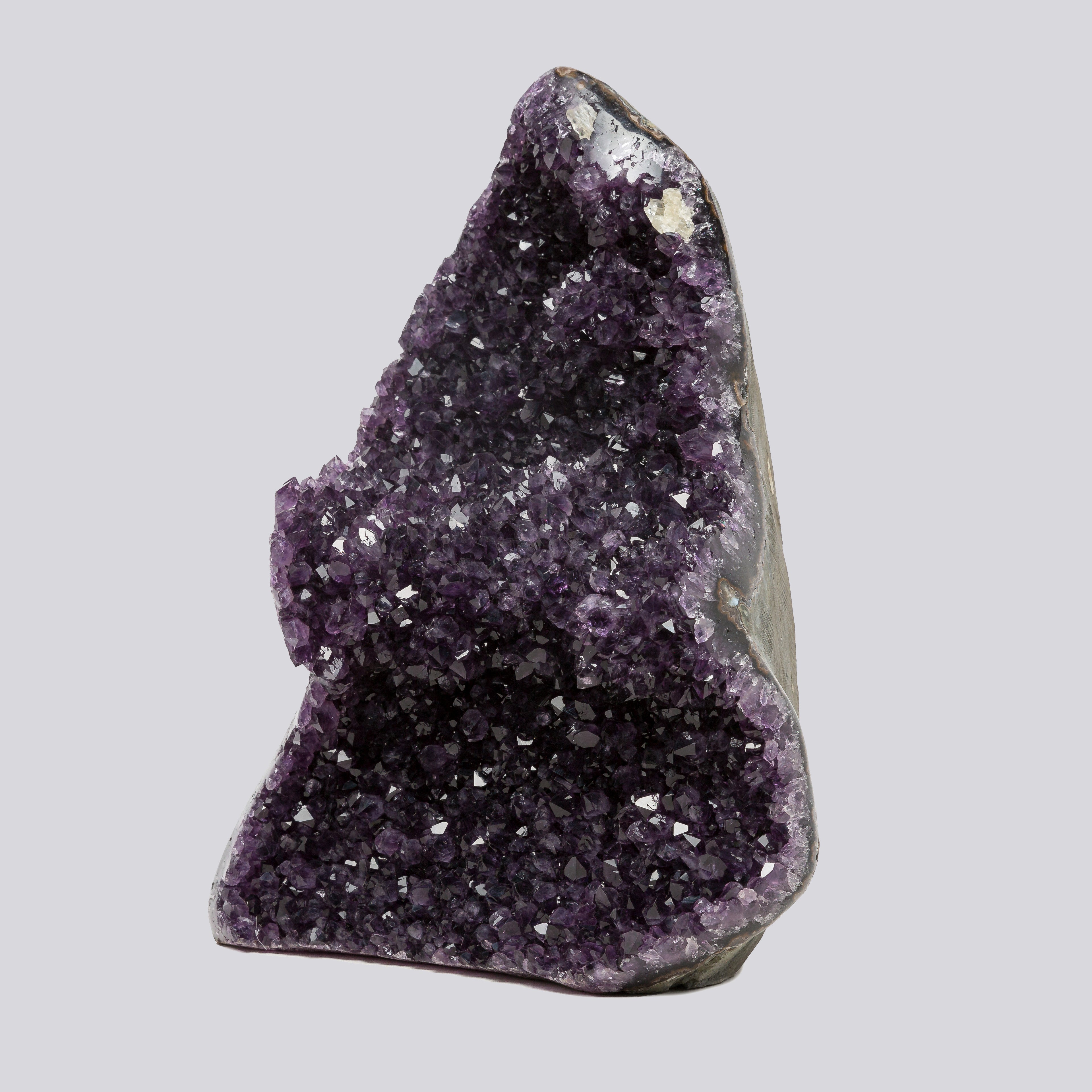 26.09 lb Natural Amethyst Geode - Super Large Crystal Cluster Stone from Uruguay Raw Geode Quartz - Purple Color