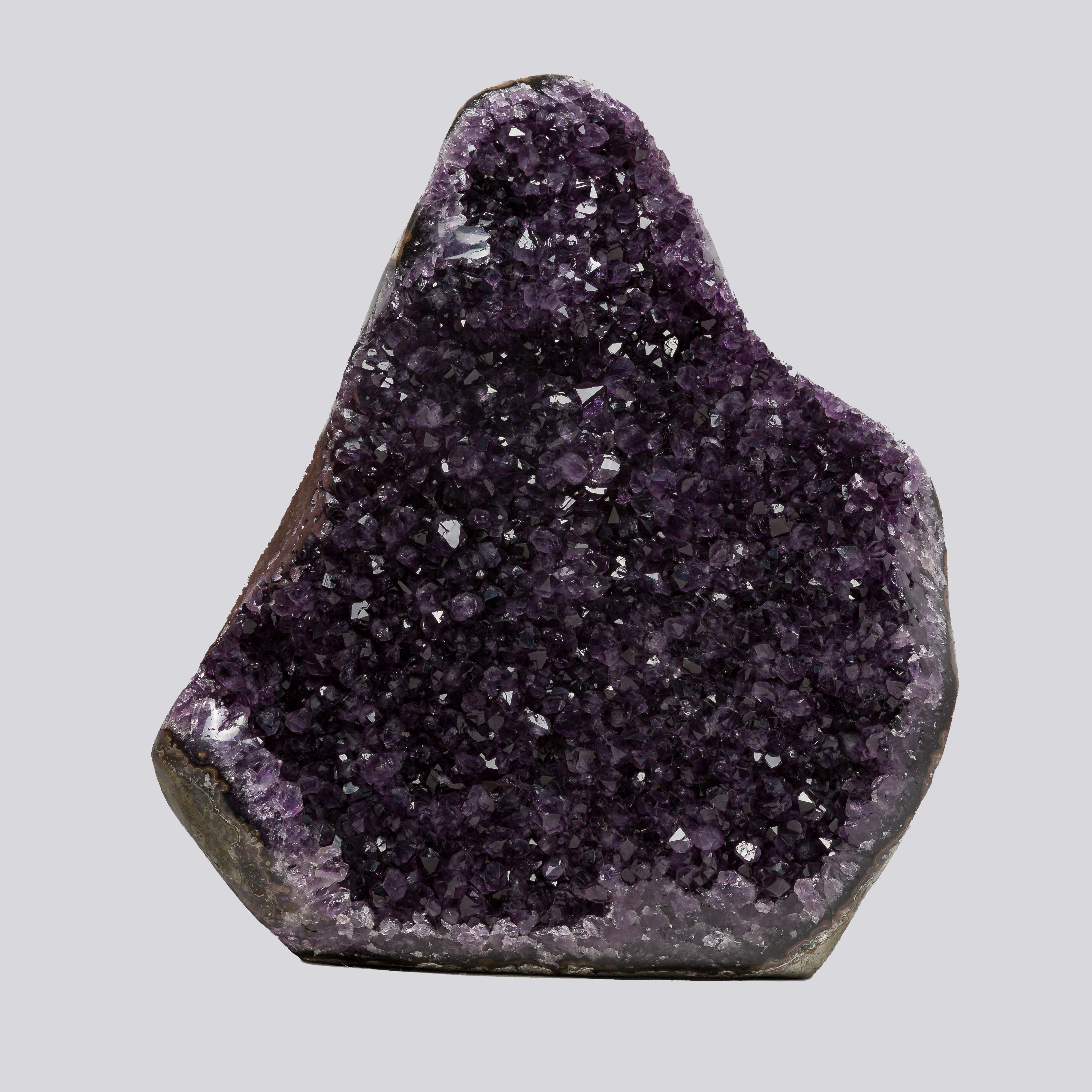 29.91 lb Natural Amethyst Geode - Super Large Crystal Cluster Stone from Uruguay Raw Geode Quartz - Purple Color