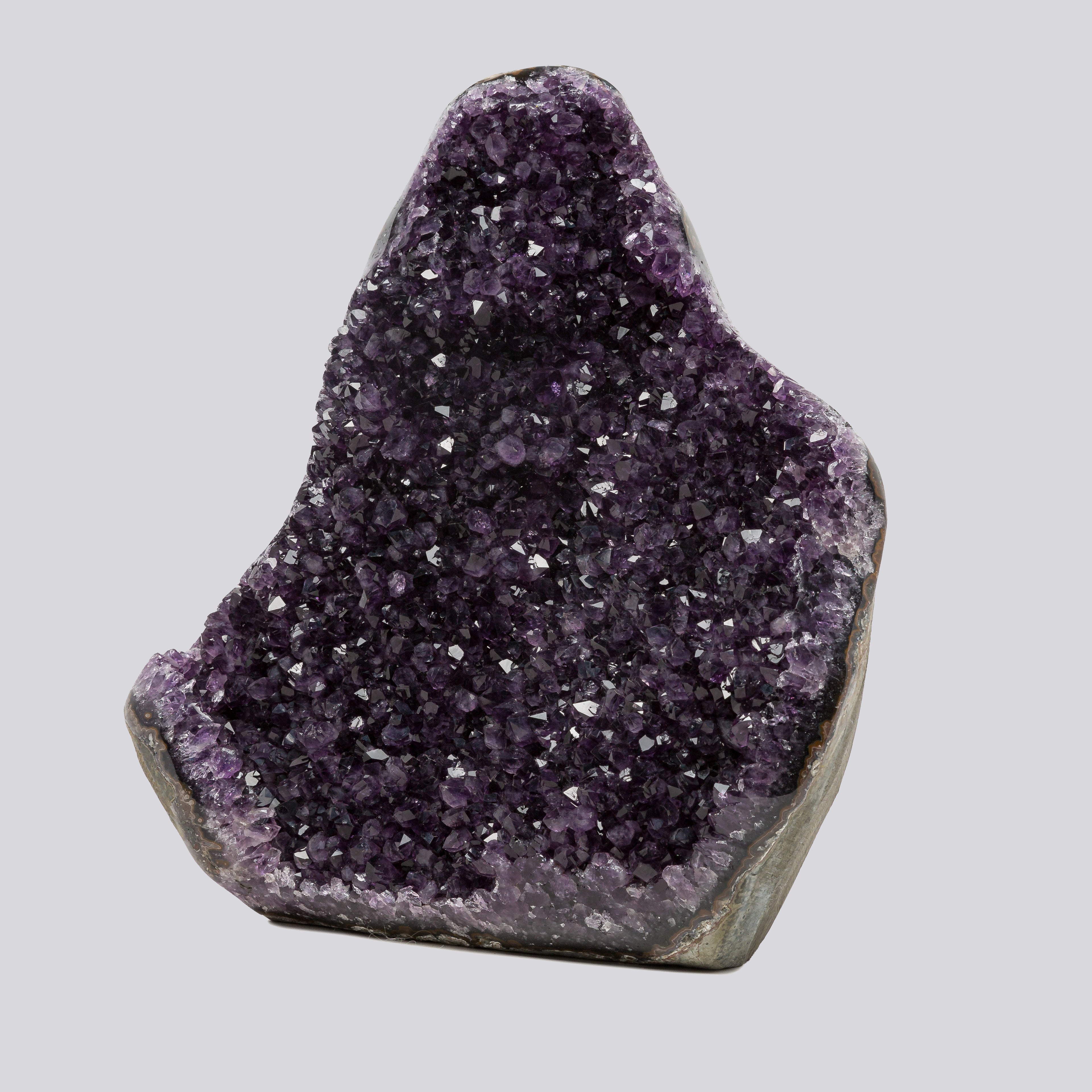29.91 lb Natural Amethyst Geode - Super Large Crystal Cluster Stone from Uruguay Raw Geode Quartz - Purple Color