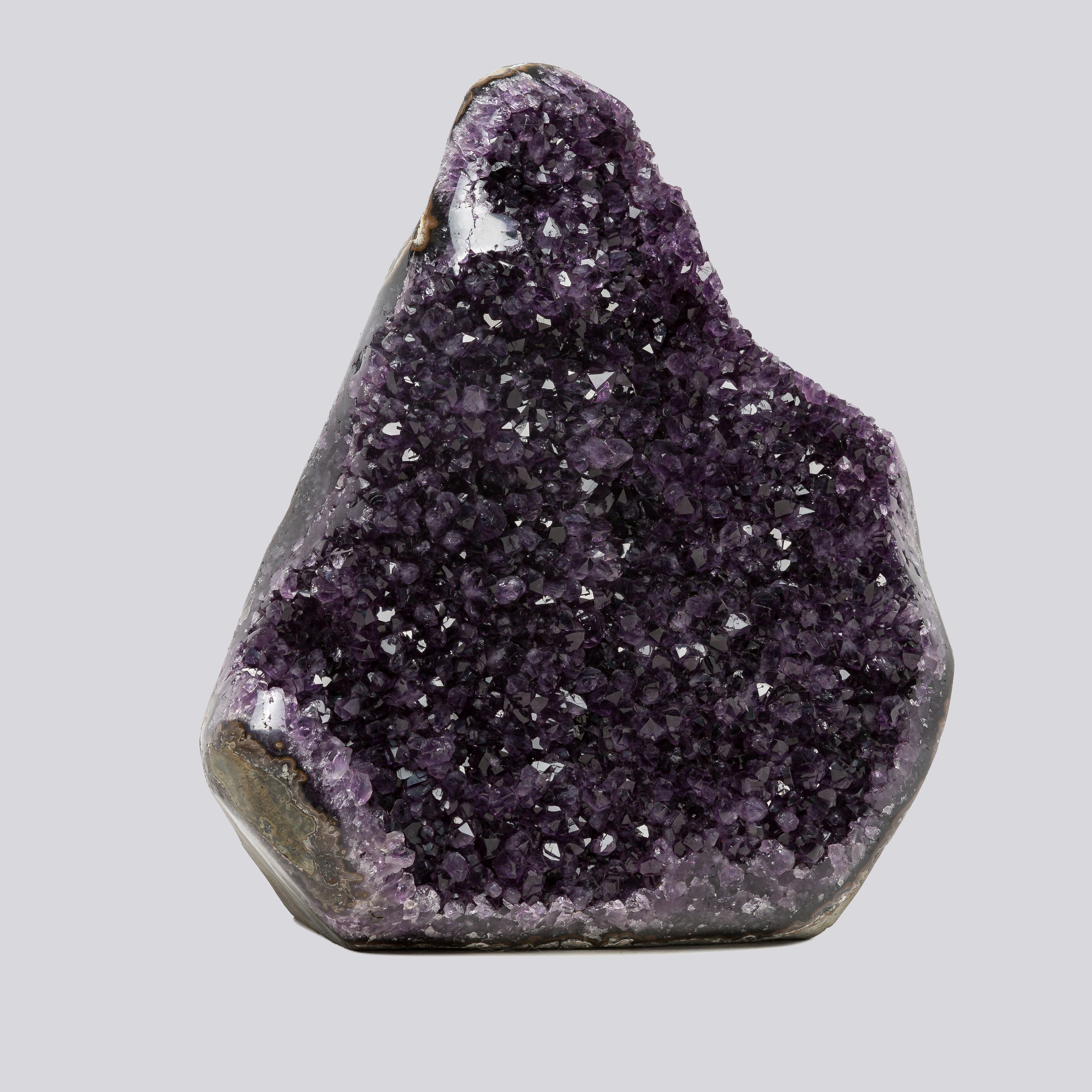 29.91 lb Natural Amethyst Geode - Super Large Crystal Cluster Stone from Uruguay Raw Geode Quartz - Purple Color