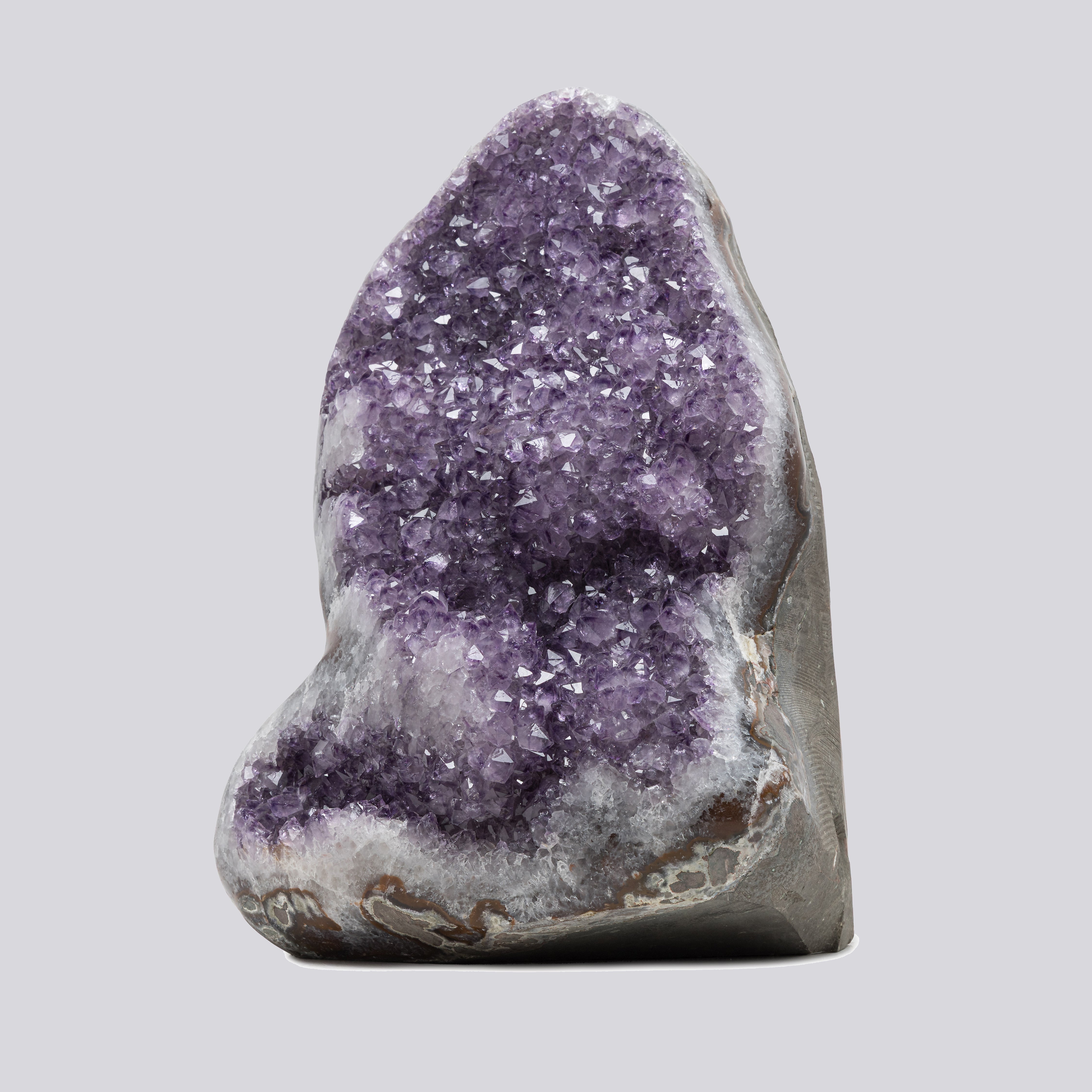 43.2 lb Natural Amethyst Geode - Super Large Crystal Cluster Stone from Uruguay Raw Geode Quartz - Purple Color