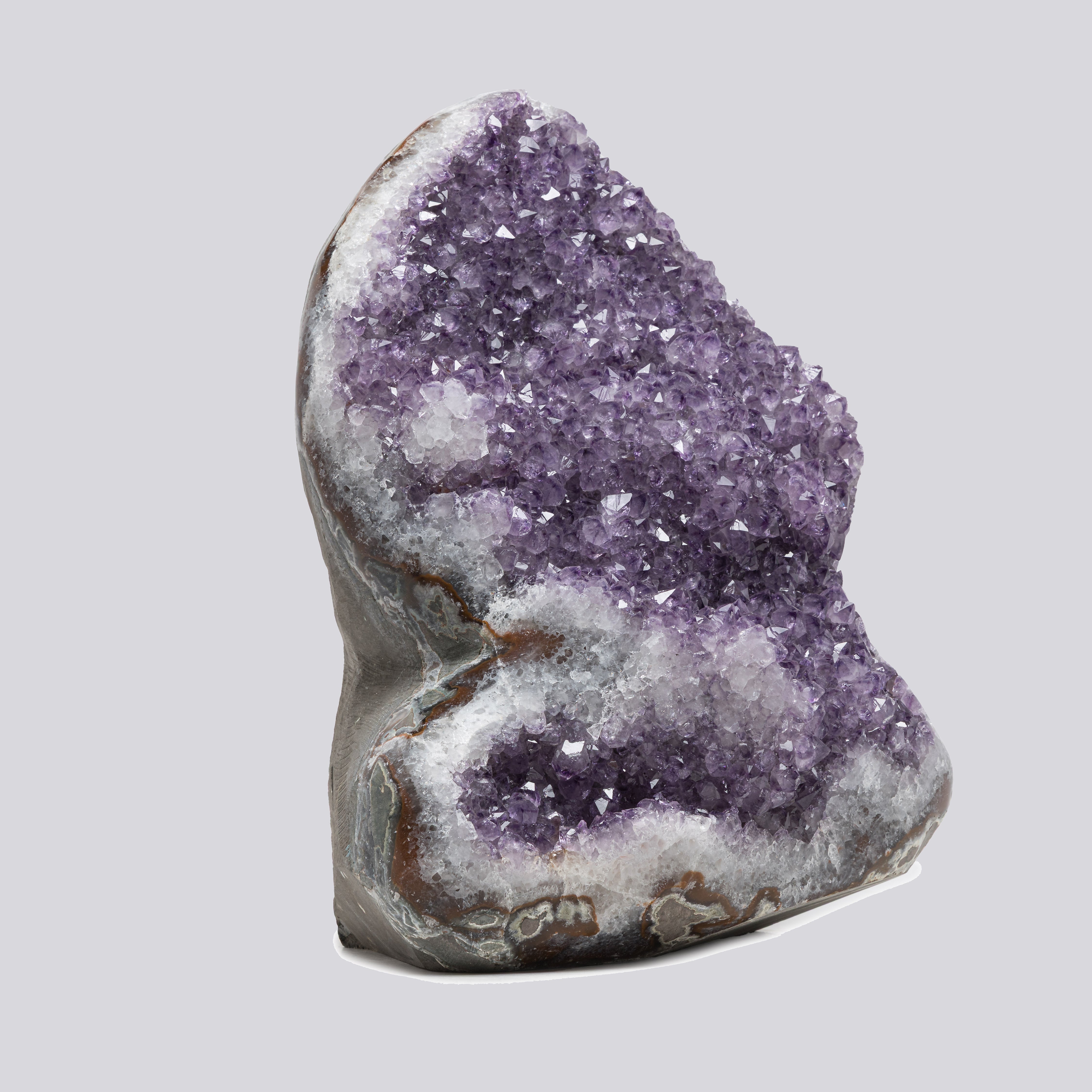43.2 lb Natural Amethyst Geode - Super Large Crystal Cluster Stone from Uruguay Raw Geode Quartz - Purple Color