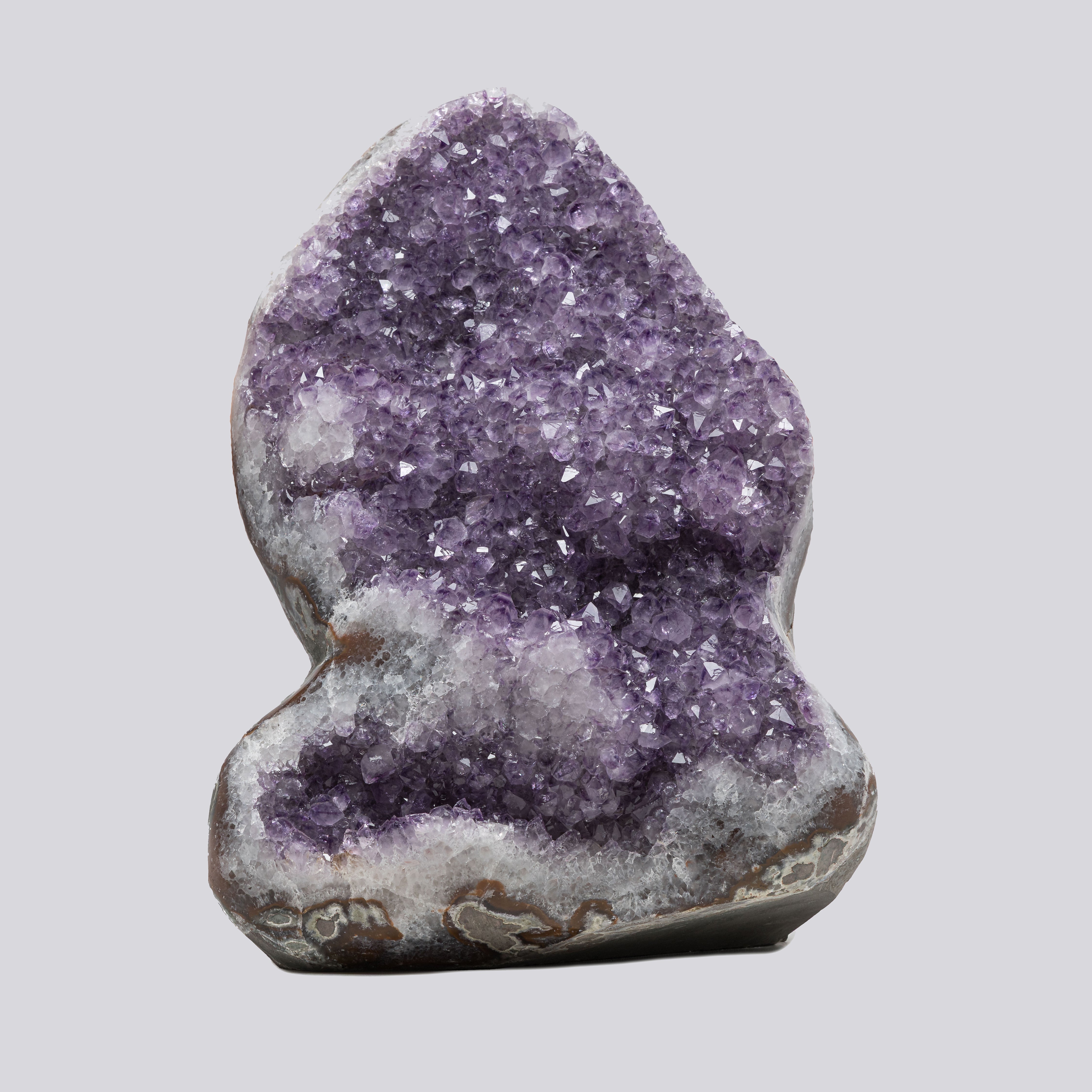 43.2 lb Natural Amethyst Geode - Super Large Crystal Cluster Stone from Uruguay Raw Geode Quartz - Purple Color