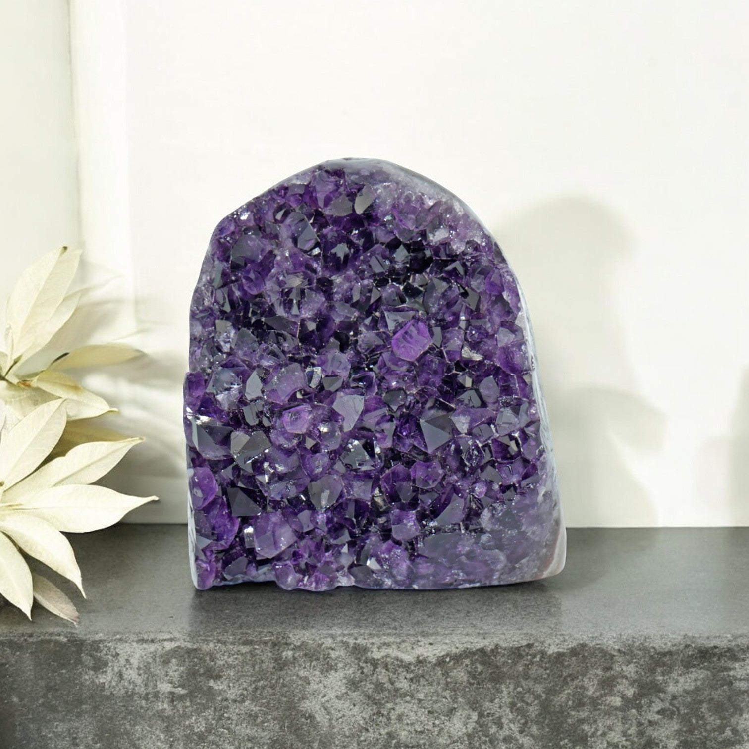 6.20 lbs Large Natural Deep Purple Crystal Cluster Stone from Uruguay