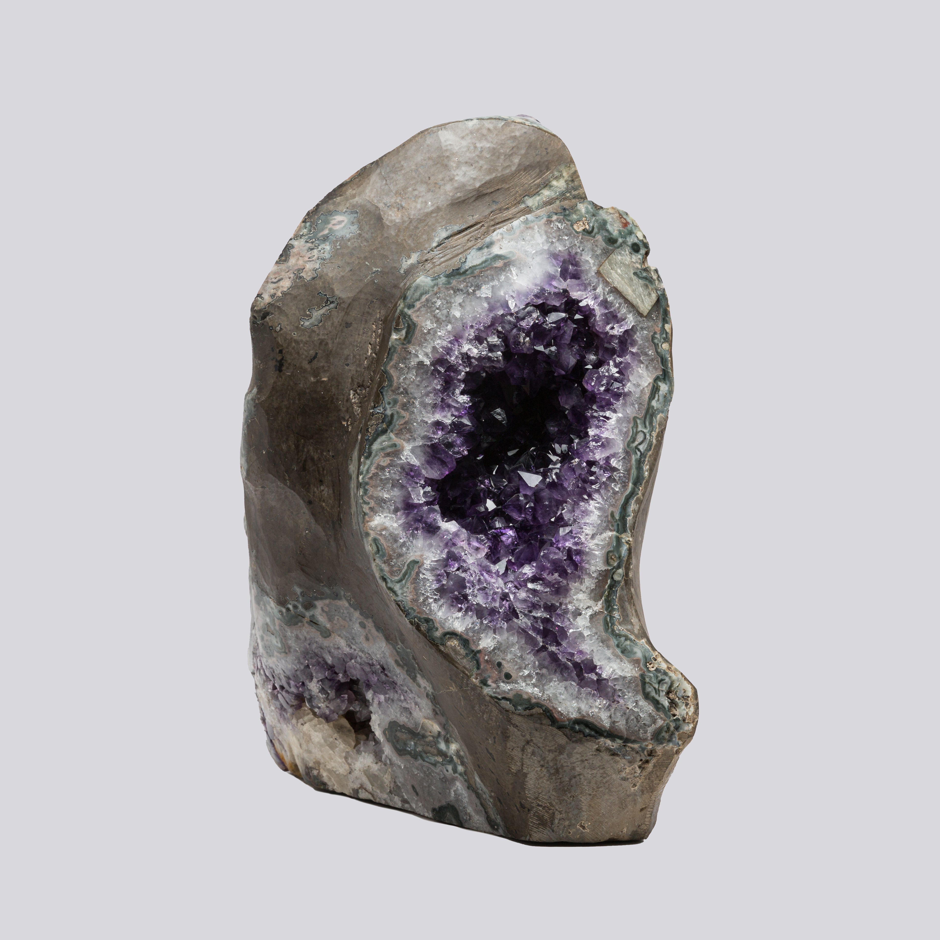 77.70 lbs Unique Collectors Quality Amethyst Geode - Large Natural Deep Purple Crystal Cluster Stone from Uruguay