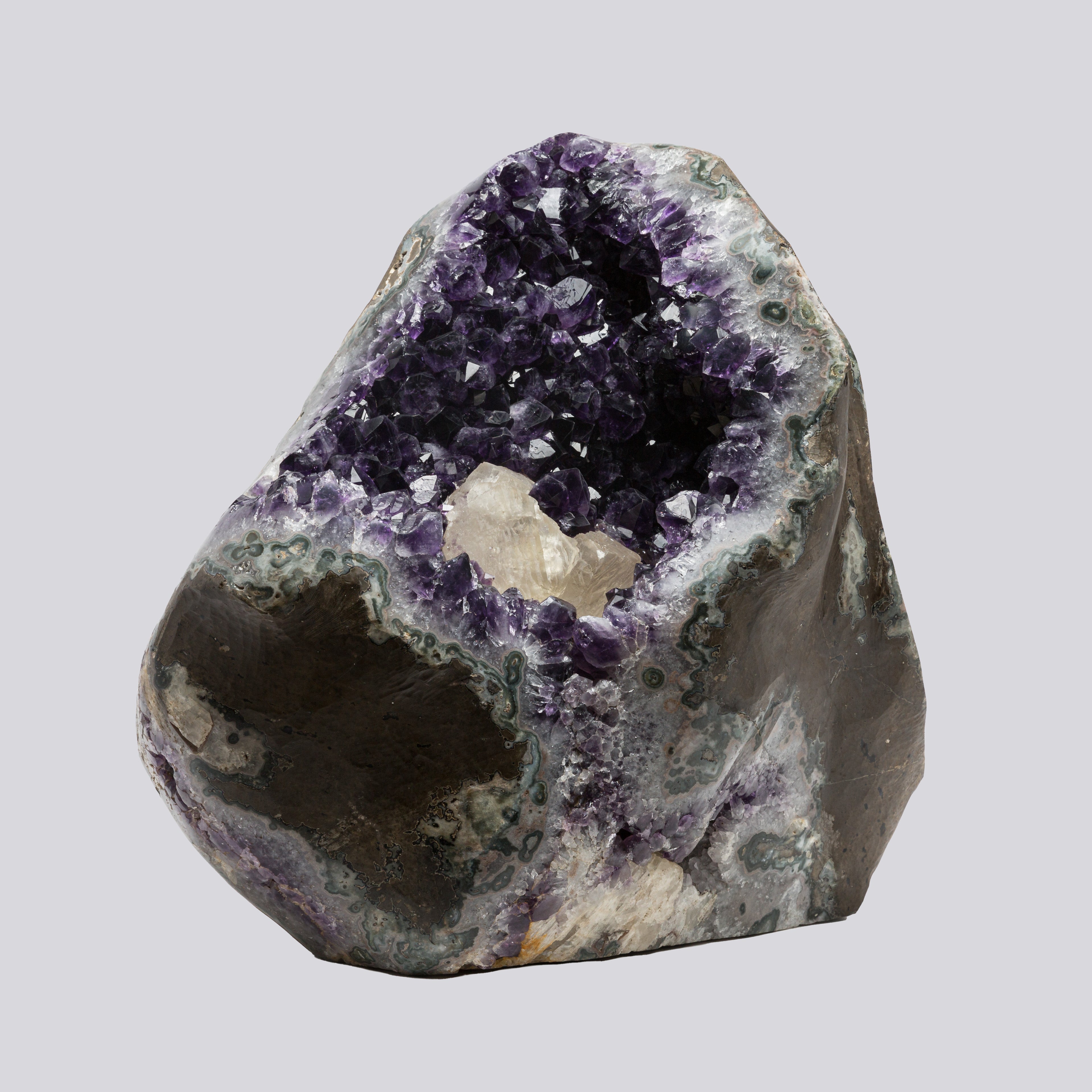 77.70 lbs Unique Collectors Quality Amethyst Geode - Large Natural Deep Purple Crystal Cluster Stone from Uruguay