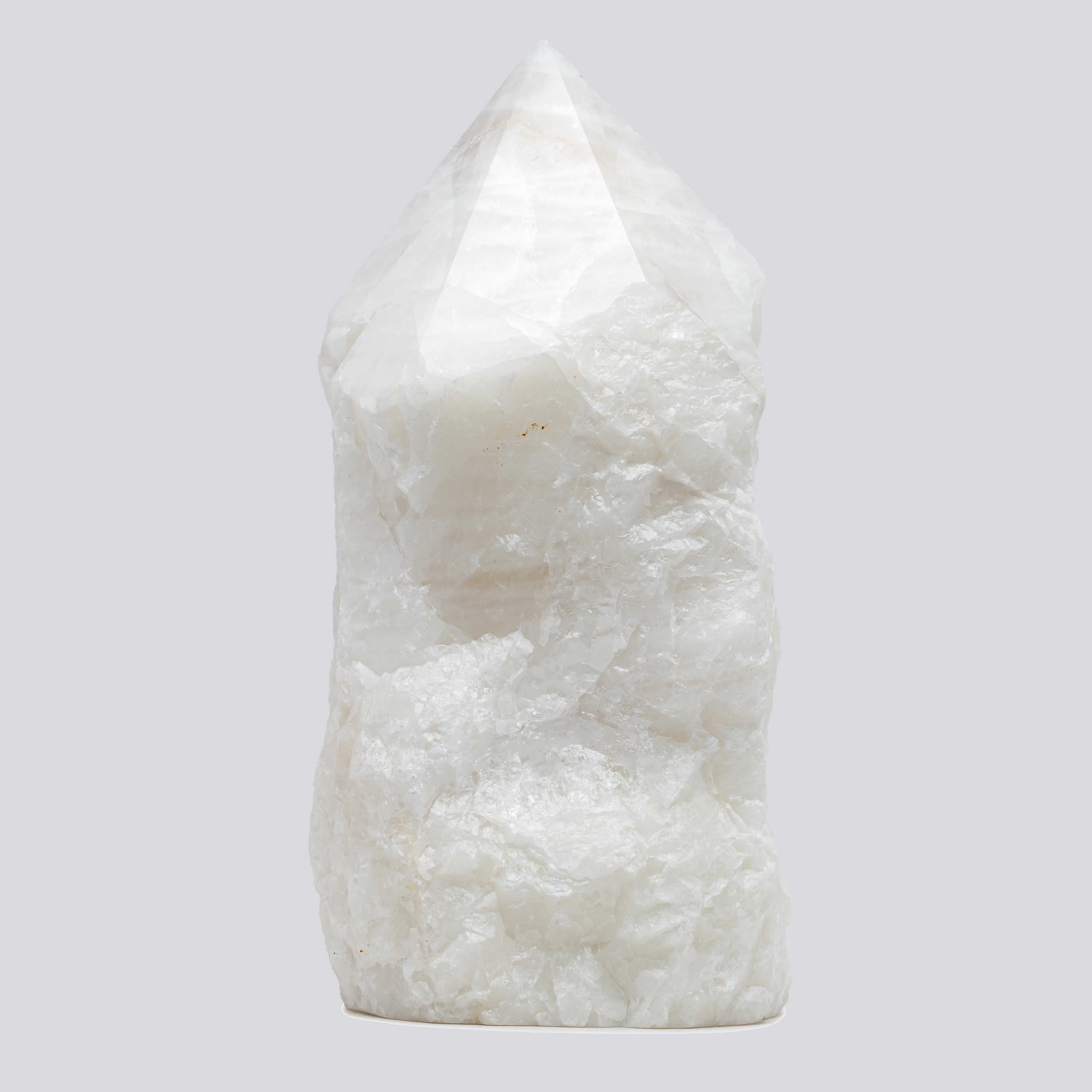 Luxury Extra Large Clear Crystal Point – 29.65 lb, 13" High, 6" Length, 5.5" Width – Stunning Natural Gemstone for Unique Home Decor & Memorable Gifting