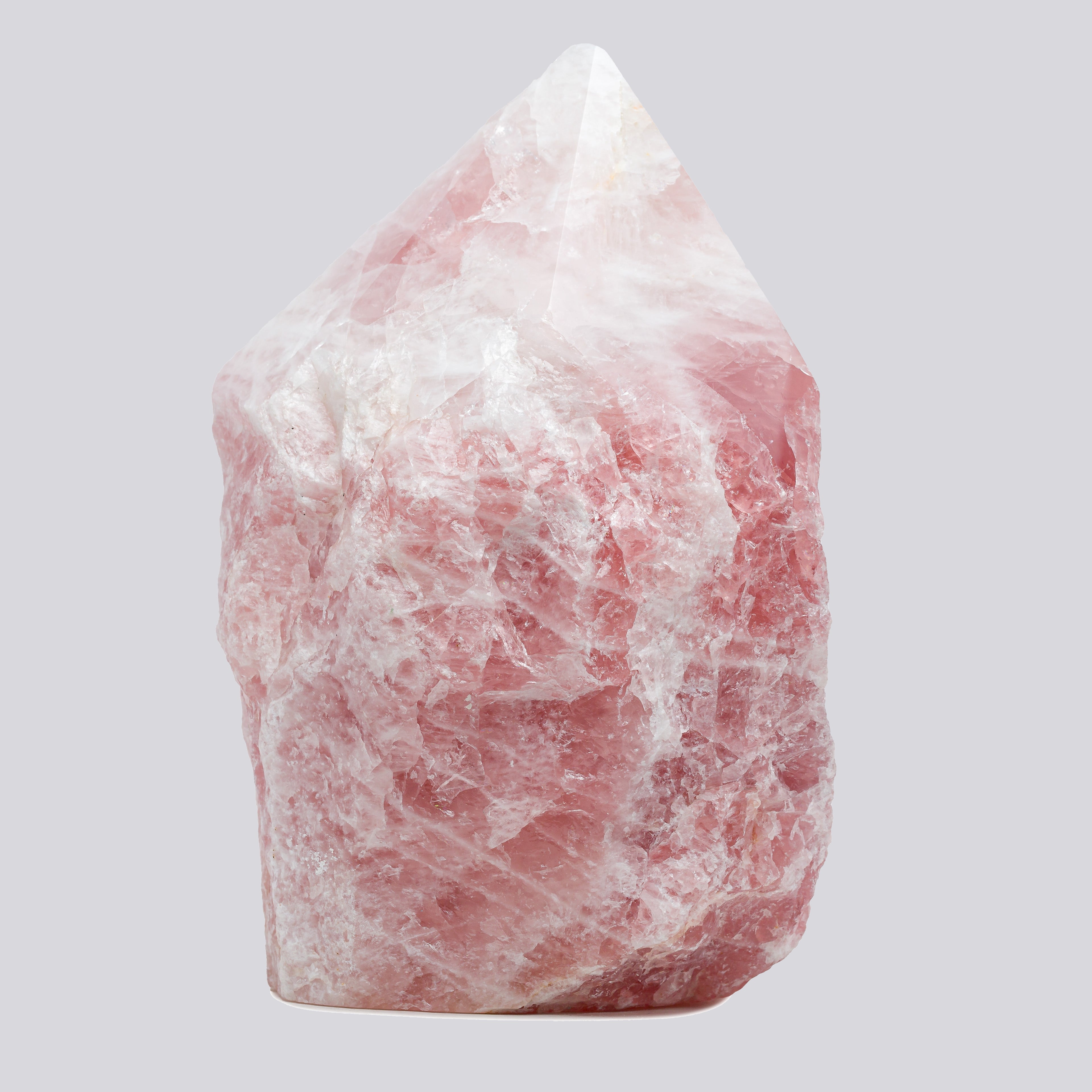 Luxury Extra Large Rose Quartz Crystal Point – 20.64 lb, 10" High, 5" Length, 4" Width – Stunning Natural Gemstone for Unique Home Decor & Memorable Gifting (Copy)