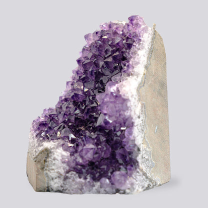 4.5" to 9" H
Natural crystal from Uruguay.
Deep Purple Cluster - AAA Grade