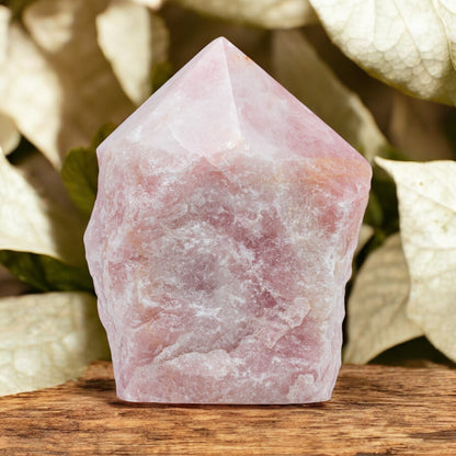 Luxury Extra Large Rose Quartz Crystal Point – 20.03 lb, 10" High, 5.5" Length, 3.5" Width – Stunning Natural Gemstone for Unique Home Decor & Memorable Gifting